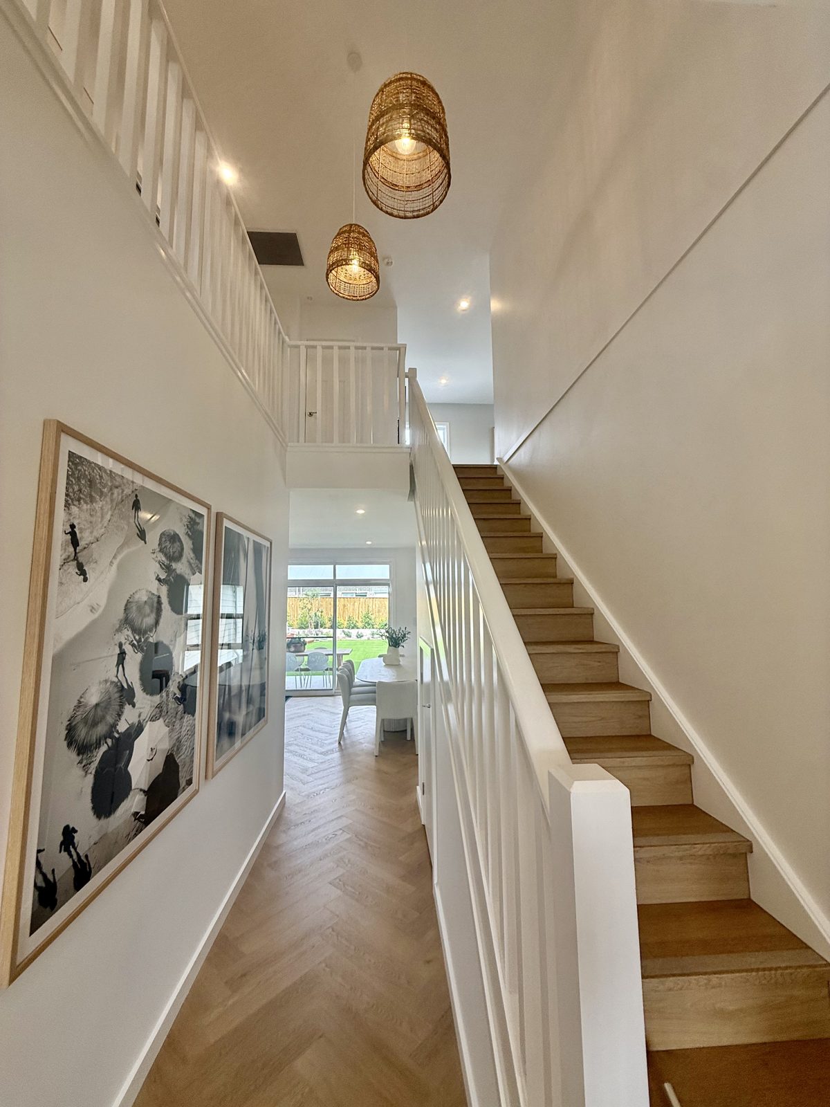 Hallway pendant installed by Cozlec
