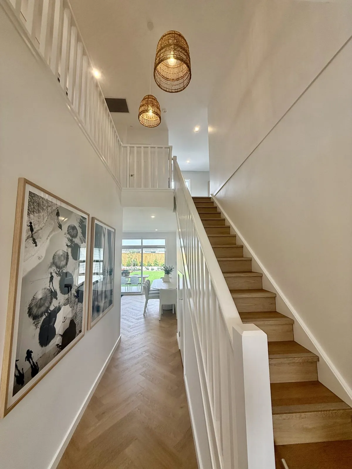 Hallway pendant installed by Cozlec